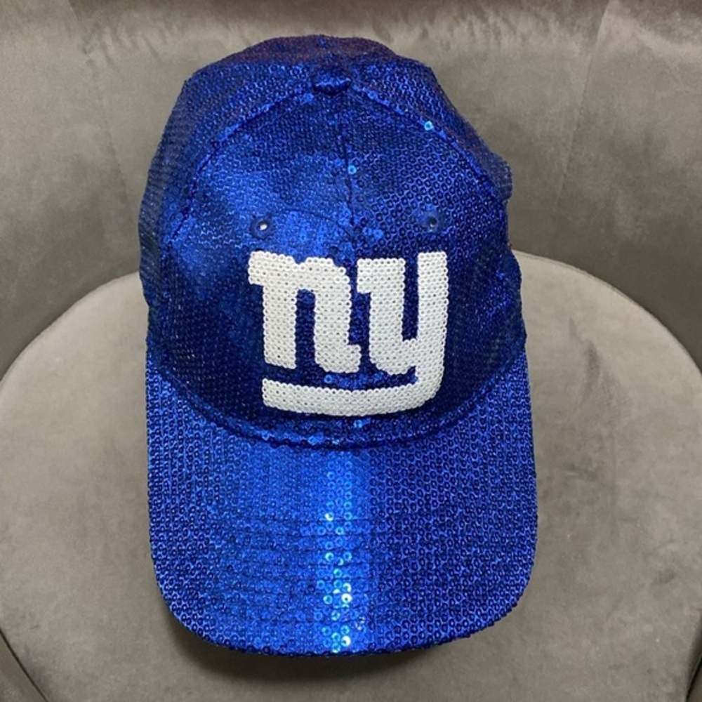 Victoria's Secret Pink Limited Edition NFL NEW YORK GIANTS NFL baller CAP HAT - Picture 6 of 15